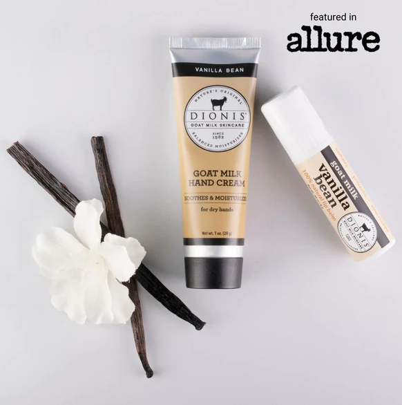 Goats Milk Hand Cream + Lip Balm Set